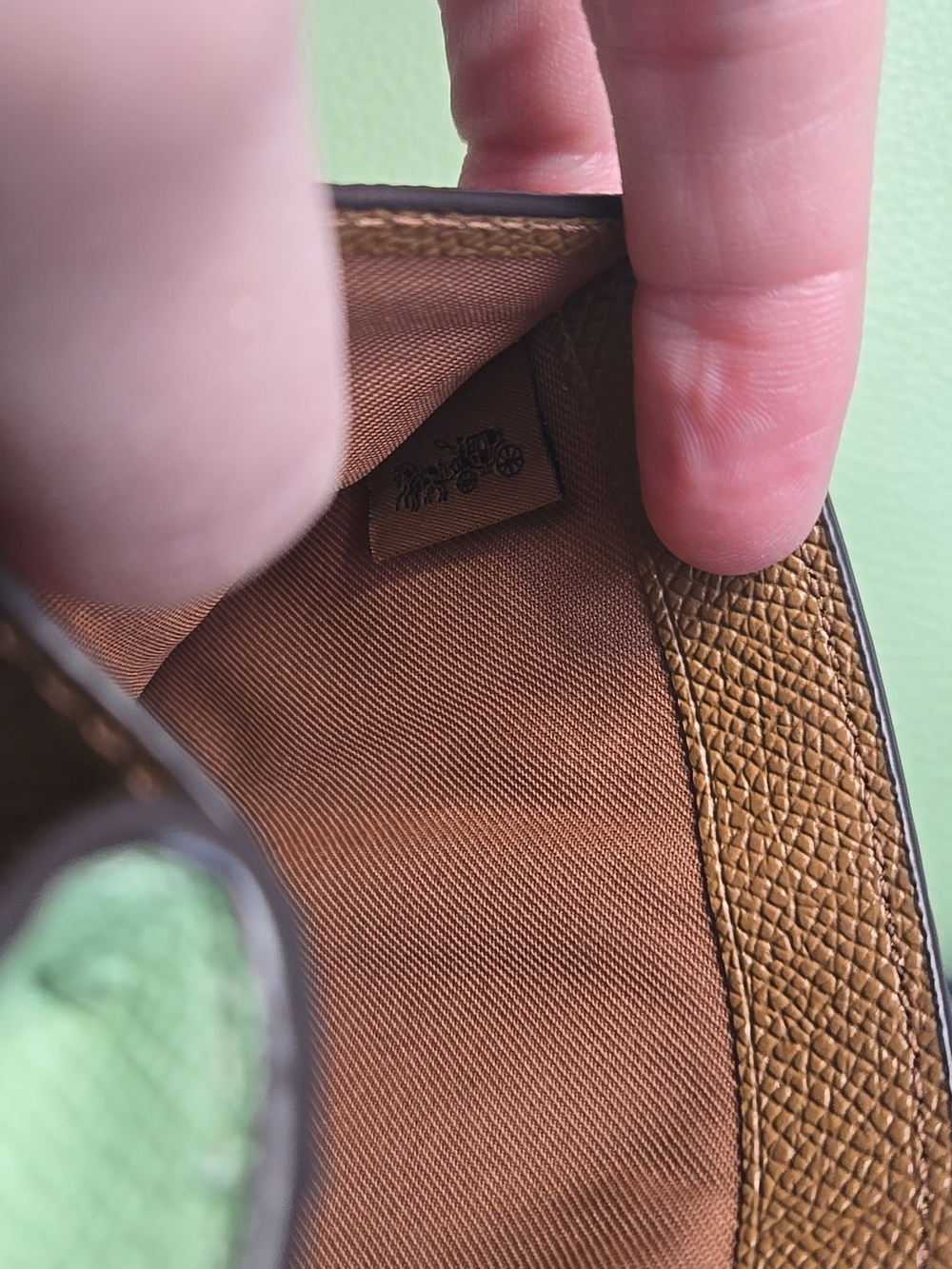 Coach Mollie Tote 25 with Matching Wallet Pale Pistachio Set Crossbody Strap - Picture 15 of 16